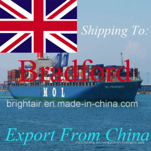 Sea Freight Ocean Shipping Forwarder Desde China hasta Bradford, Reino Unido Reino Unido